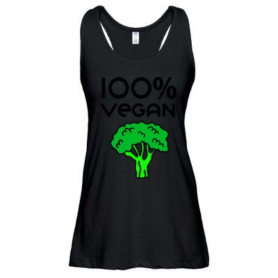 100 % Vegan Ladies Essential Flowy Tank
