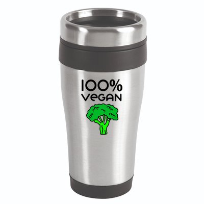 100 % Vegan 16oz Travel Tumbler