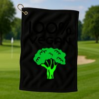 100 % Vegan Golf Towel