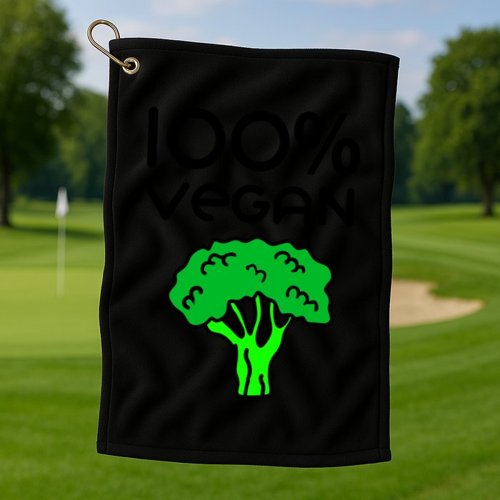 100 % Vegan Golf Towel