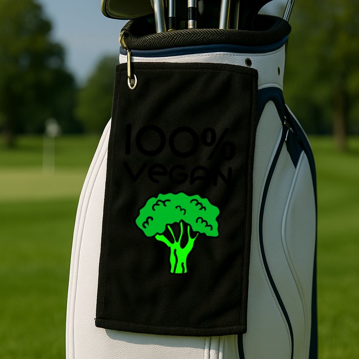100 % Vegan Golf Towel