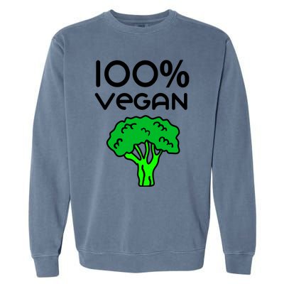 100 % Vegan Garment-Dyed Sweatshirt