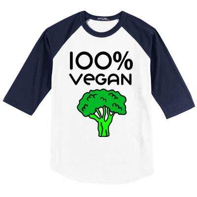 100 % Vegan Baseball Sleeve Shirt