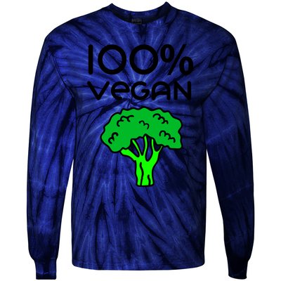 100 % Vegan Tie-Dye Long Sleeve Shirt