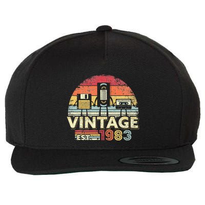 1983 Vintage Birthday Gift Funny Music Tech Humor Wool Snapback Cap