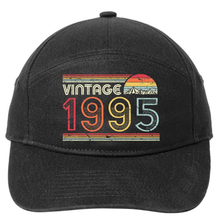 1995 Vintage, Birthday Gift. Retro Style 7-Panel Snapback Hat