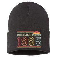 1995 Vintage, Birthday Gift. Retro Style Sustainable Knit Beanie