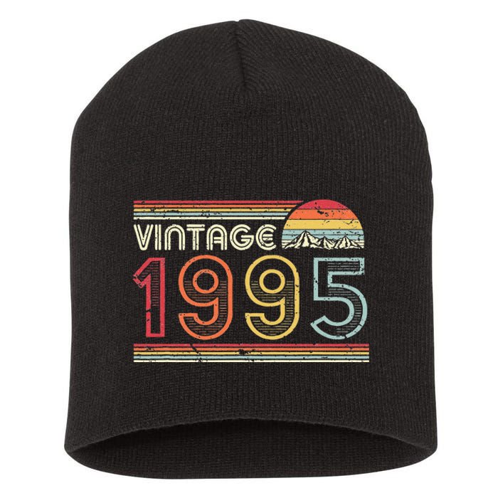 1995 Vintage, Birthday Gift. Retro Style Short Acrylic Beanie