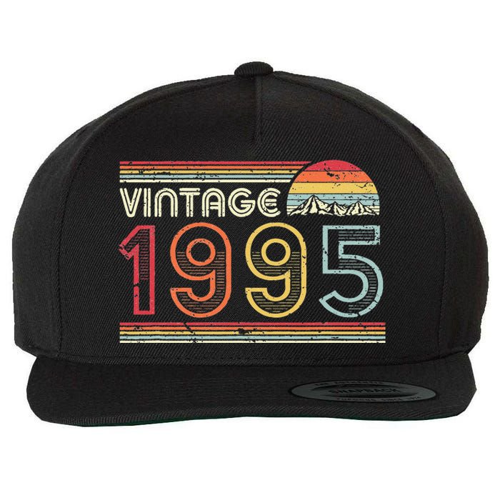 1995 Vintage, Birthday Gift. Retro Style Wool Snapback Cap