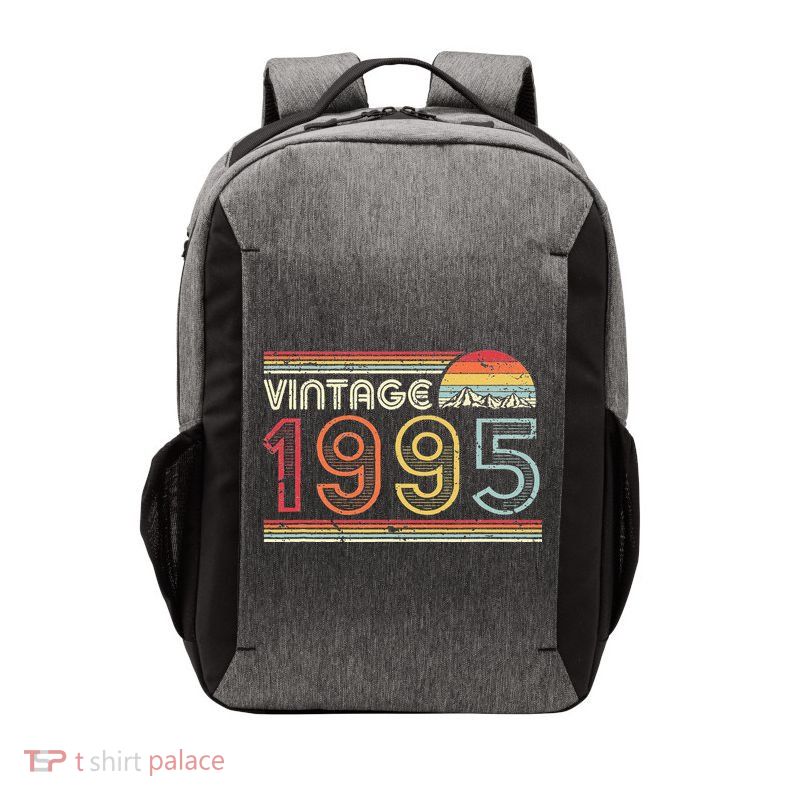 1995 Vintage, Birthday Gift. Retro Style Vector Backpack