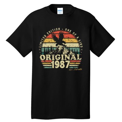 1987 Vintage Birthday Retro Limited Edition Tall T-Shirt