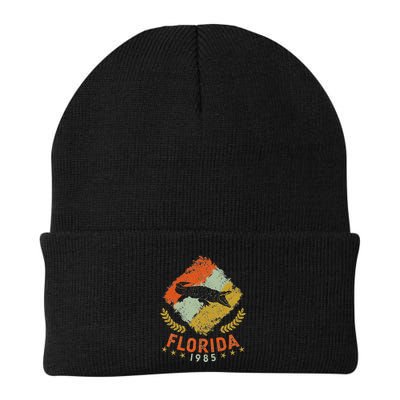 1985 Vintage Birthday Gift Florida Retro Alligator Beanie