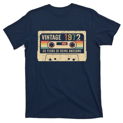 1972 Vintage Cassette Tape 50th Birthday T-Shirt