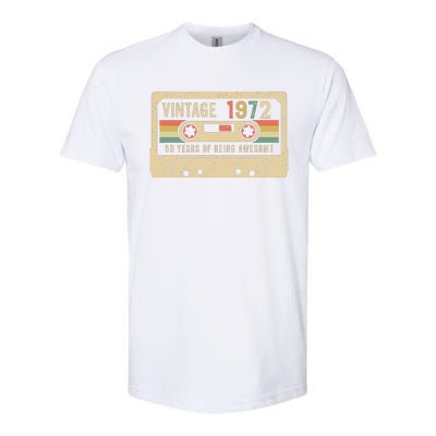 1972 Vintage Cassette Tape 50th Birthday Softstyle CVC T-Shirt