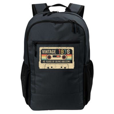 1976 Vintage Cassette Tape 46th Birthday Daily Commute Backpack