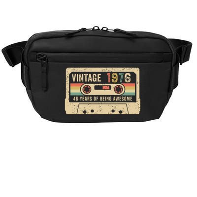 1976 Vintage Cassette Tape 46th Birthday Crossbody Pack