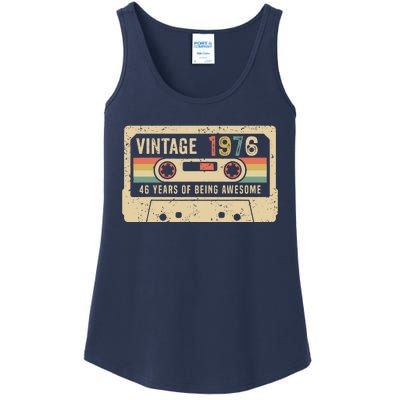 1976 Vintage Cassette Tape 46th Birthday Ladies Essential Tank