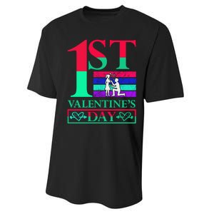 1st Valentine's Day Performance Sprint T-Shirt