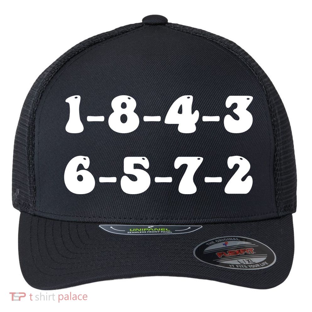 18436572 V8 Engine Firing Order Flexfit Unipanel Trucker Cap