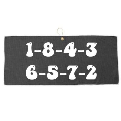 18436572 V8 Engine Firing Order Large Microfiber Waffle Golf Towel