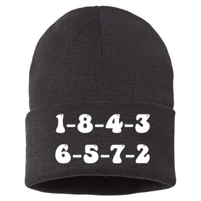18436572 V8 Engine Firing Order Sustainable Knit Beanie