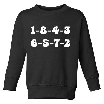 18436572 V8 Engine Firing Order Toddler Sweatshirt