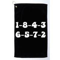 18436572 V8 Engine Firing Order Golf Towel
