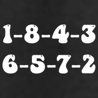 18436572 V8 Engine Firing Order Golf Towel