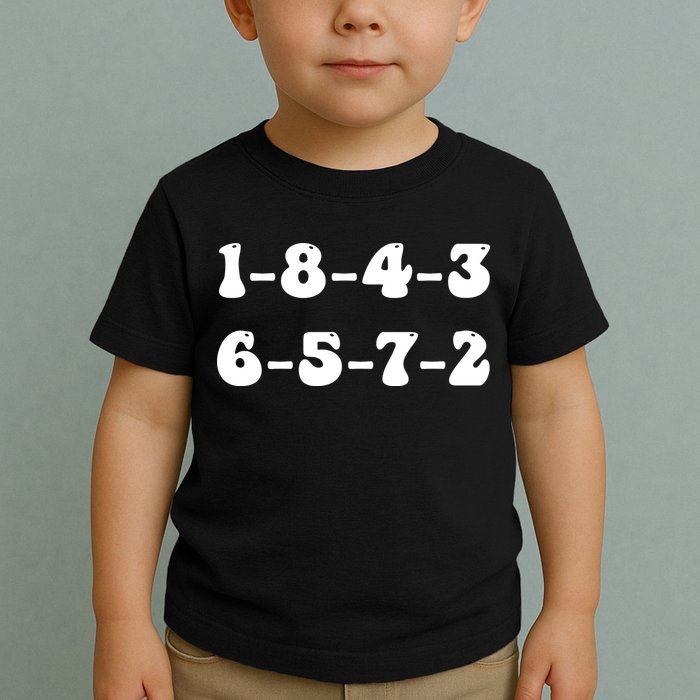 18436572 V8 Engine Firing Order Toddler T-Shirt