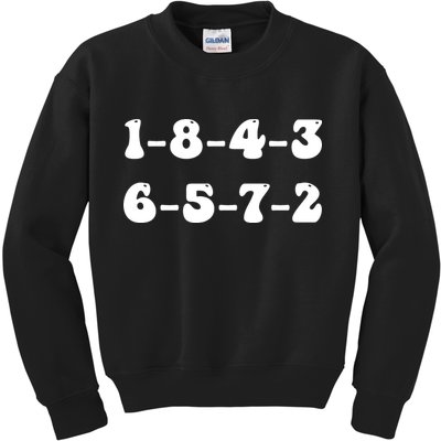 18436572 V8 Engine Firing Order Kids Sweatshirt