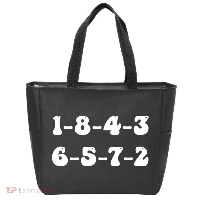 18436572 V8 Engine Firing Order Zip Tote Bag