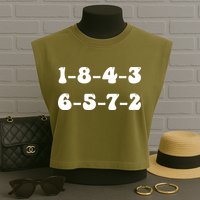 18436572 V8 Engine Firing Order Garment-Dyed Women's Muscle Tee