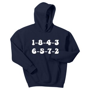 18436572 V8 Engine Firing Order Kids Hoodie