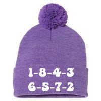 18436572 V8 Engine Firing Order Pom Pom 12in Knit Beanie