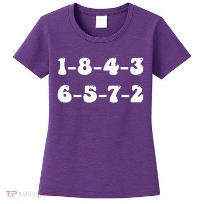 18436572 V8 Engine Firing Order Womens T-Shirt