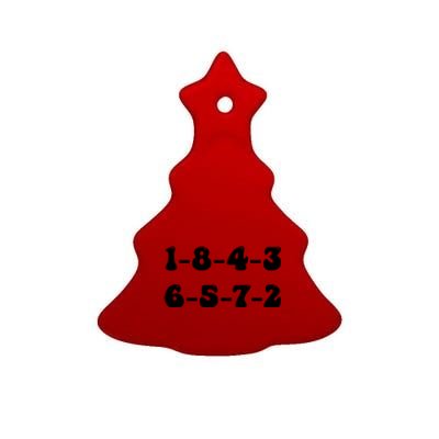 18436572 V8 Engine Firing Order Ceramic Tree Ornament