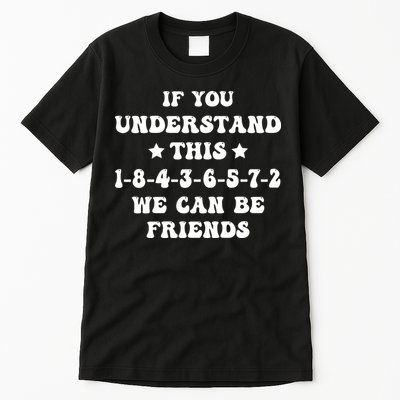 18436572 V8 Engine Firing Order Tall T-Shirt