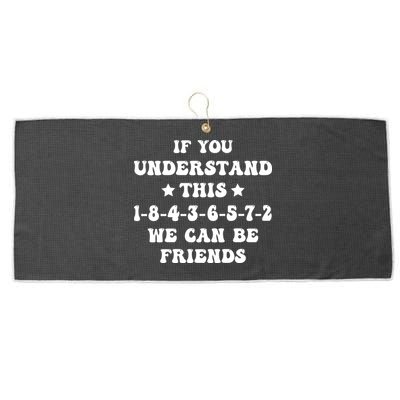 18436572 V8 Engine Firing Order Large Microfiber Waffle Golf Towel