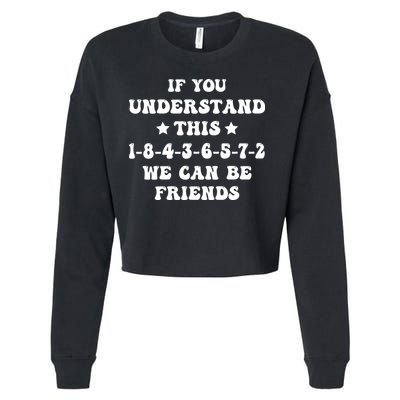 18436572 V8 Engine Firing Order Cropped Pullover Crew
