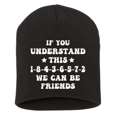 18436572 V8 Engine Firing Order Short Acrylic Beanie