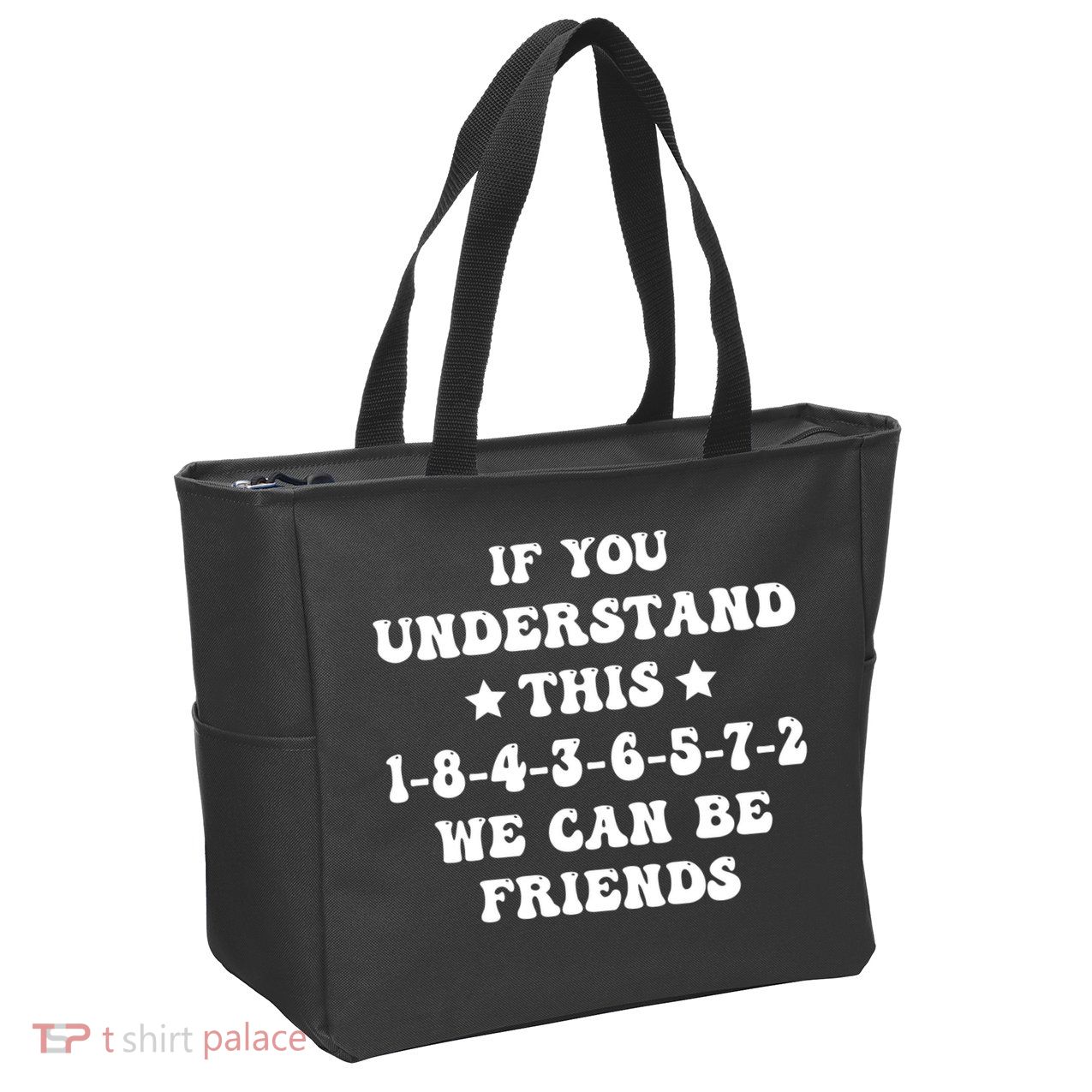 18436572 V8 Engine Firing Order Zip Tote Bag