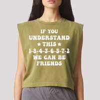 18436572 V8 Engine Firing Order Garment-Dyed Women's Muscle Tee