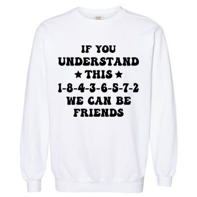 18436572 V8 Engine Firing Order Garment-Dyed Sweatshirt