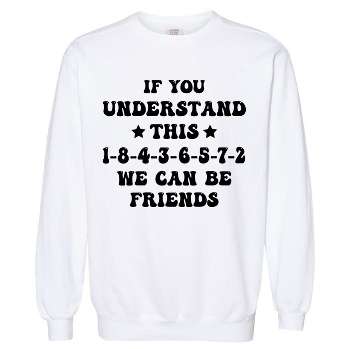 18436572 V8 Engine Firing Order Garment-Dyed Sweatshirt