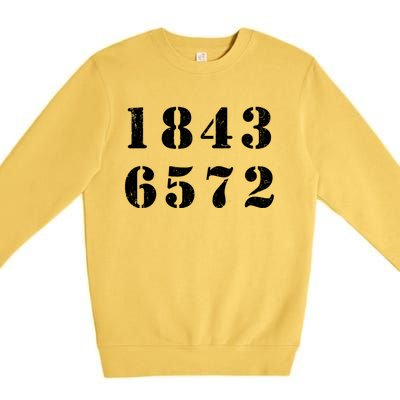 18436572 V8 Firing Order Gift Premium Crewneck Sweatshirt