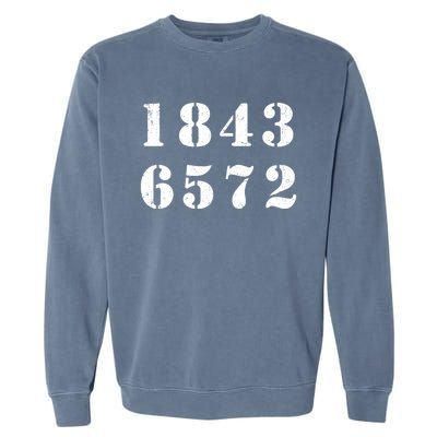 18436572 V8 Firing Order Gift Garment-Dyed Sweatshirt