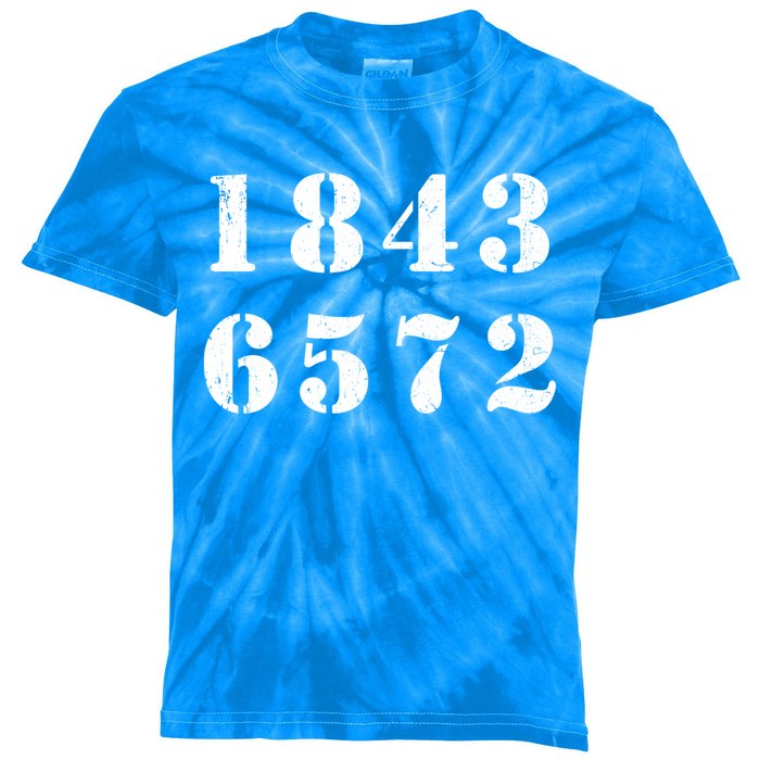 18436572 V8 Firing Order Gift Kids Tie-Dye T-Shirt