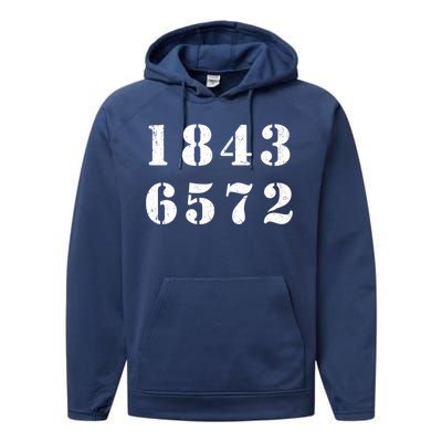 18436572 V8 Firing Order Gift Performance Fleece Hoodie