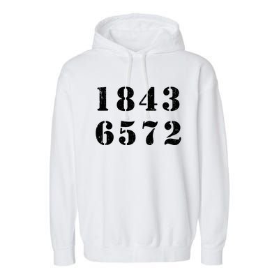 18436572 V8 Firing Order Gift Garment-Dyed Fleece Hoodie