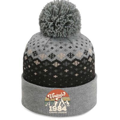 1984 Vintage Limited Edition 40th Birthday The Baniff Cuffed Pom Beanie